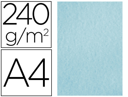 25 hojas papel pergamino Liderpapel A4 240g/m² azul